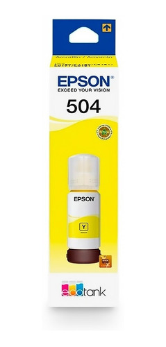 Botella Tinta Epson 504 T504 Color Original L4150 4160 6161 