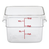 Recipiente Cuadrado Policarbonato Cambro 11,4 Litros