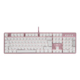 Teclado Gamer Game Factor Kbg400 Mecanico Switch Blue Rosa