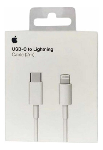 Cabo iPhone 2 Metros Carga Rapida Lightning Usb-c
