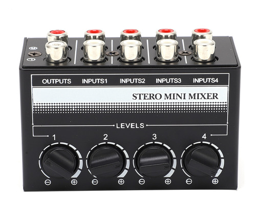 Controlador De Señal Pasiva Estéreo Hub Mini Mixer De 4 Cana