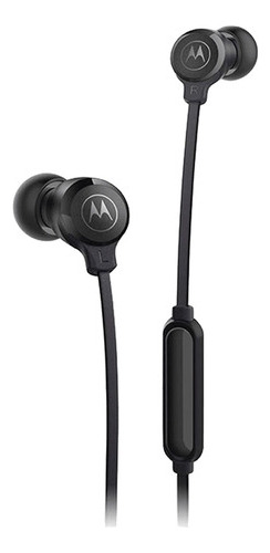 Auriculares Earbuds Motorola 3s Black 9.4 Mm Ergonómico