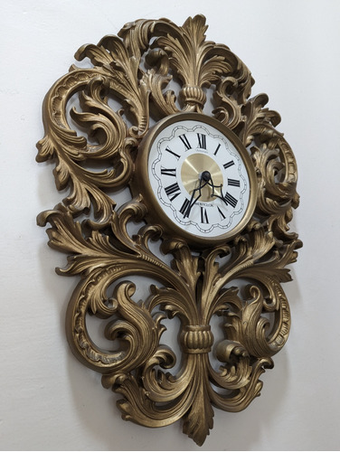 Precioso Reloj Estilo Victoriano Art Noveau Años 70