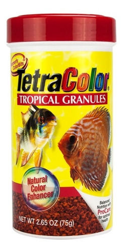 Tetra Tetracolor Tropical Granulos 75 Gr