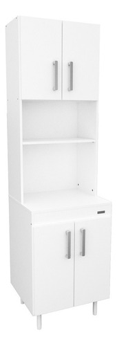 Aparador Para Cocina Con 4 Puertas Blanco Modelo Express