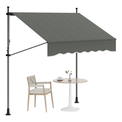Toldo Retractil Para Puerta De Lona Ajustable Impermeable 3m