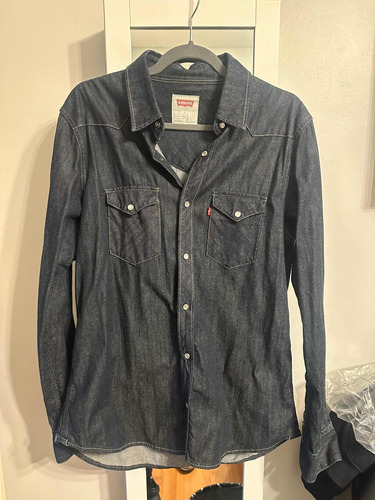 Camisa Levis Hombre Gruesa Invierno Tipo Campera Talle L