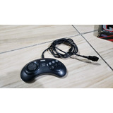 Controle De 6 Botões Original Do Mega Drive Tudo 100%. G2