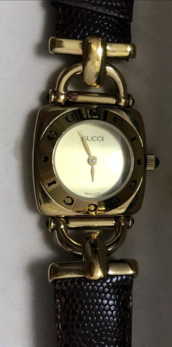 Reloj Vintage De Cuarzo Para Mujer Gucci Horsebit 6300 L 