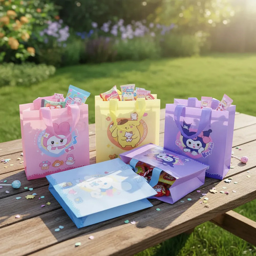 18 Bolsas Dulceras Fiesta Infantil Niña Bolo Kawaii Anime