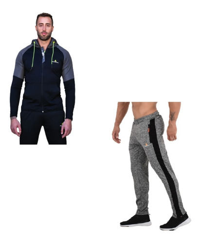 Conjunto Deportivo! Campera Hombre +pantalon Chupin Urb Gs