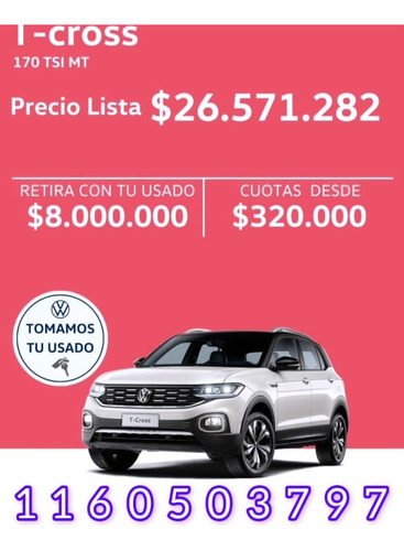 T Cross 2024 Sin Sobre Precio Opcion Año Cuota Fija Ls