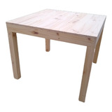 Mesa Cuadrada 0,60x0,60 Madera Cocina Comedor Bar Mueblok