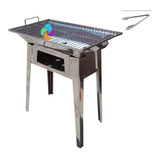 Asador Anafre Carbon 45cm Carne Asada Portátil Desmontable! 