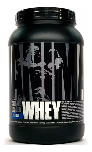 Animal Whey Universal 2 Libras Proteina Isolada Concentrada Sabor Vainilla