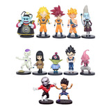 Mini Figua De Acción Dragon Ball Z Colección Con 12 Pcs 