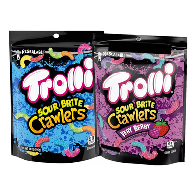 Gomitas Trolli Sour Brite Crawlers Multisabor 2 Pack 396g C\u002Fu | Envío gratis