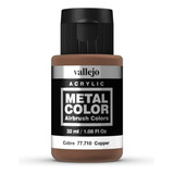 Vallejo Metal Color Airbrush Colors 77710 Cobre Acrílico