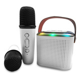 Máquina Portátil De Microfones Bt Karaoke Home Ktv &