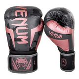 Guantes De Boxeo Negro/oro Rosa Talla 10 Oz Piel Skintex