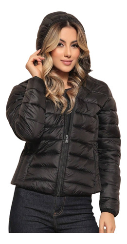 Blusa De Frio Feminino Puffer Impermeável Bobojaco P Ao Gg