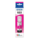 Epson T522 Ecotank Tinta Genuina Rosa Botella 522