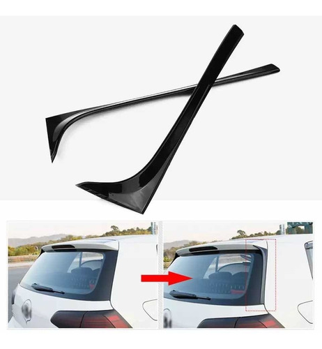 Aleron Spoiler Lateral Luneta Trasera Golf Mk7 2014 2018