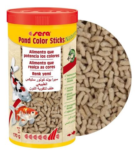 Alimento Peces Estanque Koi Pond Color Sticks/ Fauna Salud