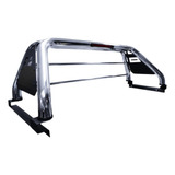 Roll Bar Bronx Acero Inox Stop Base Alta Toyota Hilux 09-14