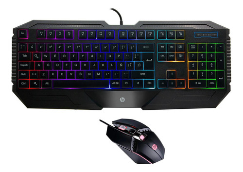 Pack Regalo Gamer Navideño  Teclado + Mouse Gamer Hp