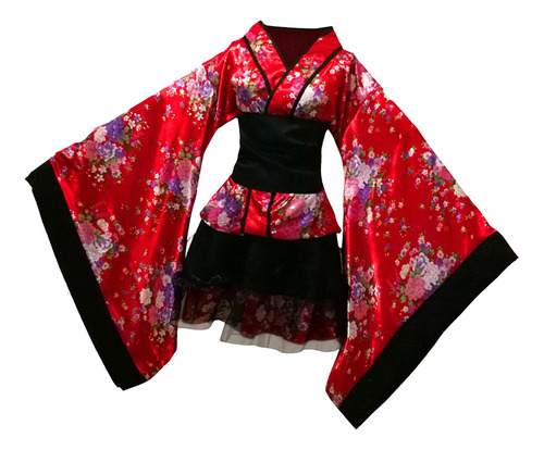 Traje De Kimono De Baile Japonés For Mujer Coplay Fancy
