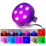 Mini Canhão Laser Jogo De Luz Com 6 Led Rgb Festa E Eventos