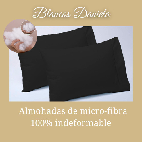 Almohadas De Microfibra 100% Indeformable King Zise