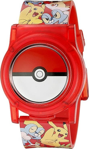 Reloj Pulsera Pokemon Pikachu Watch Quartz Lcd Niños Adulto