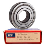 Rolamento 6203 Zz - 17x40x12 Skf  Original 