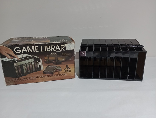 Atari 2600 Librero Organizador 8 Cartuchos Original En Caja