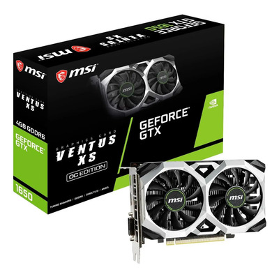 Msi Geforce Gtx 1650 D6 Ventus Xs Oc Tarjeta Gráfica 4gb Gdd