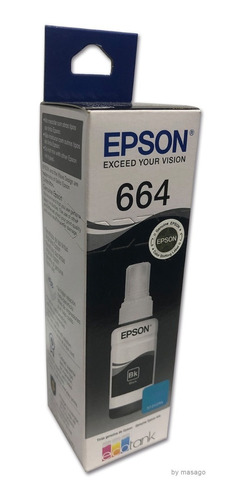 Botella Tinta Epson T664120 Negro T664 Original C13t66412a