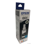 Botella Tinta Epson T664120 Negro T664 Original C13t66412a