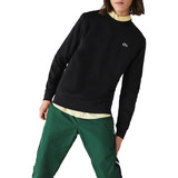 Buzo Hombre Lacoste Sweats Cuello Redondo Friza Negro