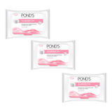 3 Pack Toallitas Desmaquillantes Pond's  Clarant B3 Original