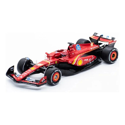 Ferrari Sf-24 Escala 1:24 C\u002Fcasco Sainz #55 Rojo | Envío gratis
