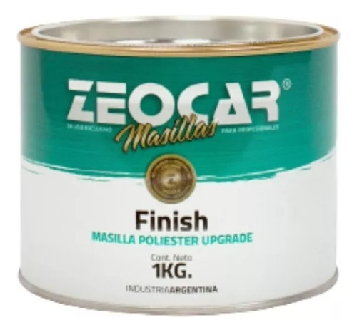 Zeocar Masilla Plastica Finish X 1 Kg