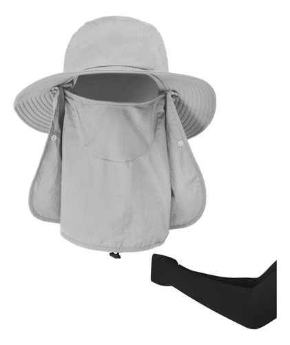 Sombrero Para El Sol Con Proteccion Para Cuello Y Carabrazo