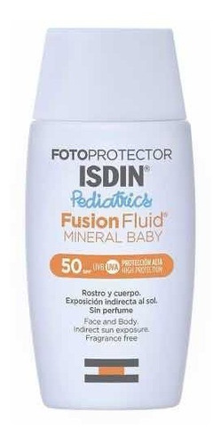 Isdin Pediatrics Fusion Fluid Mineral Baby  Fps 50