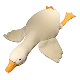 . Lindo Peluche Almohada Ganso Grande Blanco 130cm 1