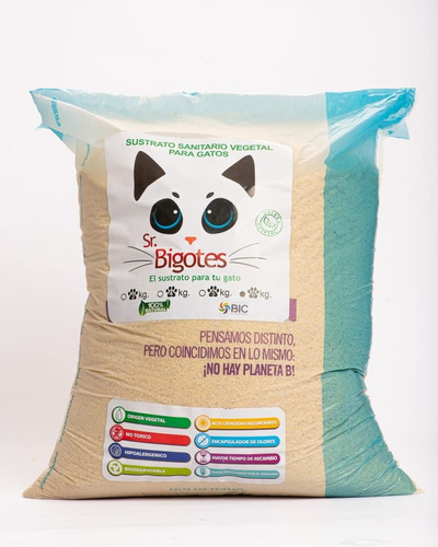 Arena Para Gato Hecha De Maiz 6kg