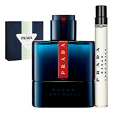 Kit Perfume Importado Masculino Luna Rossa Ocean De Prada