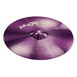 Platillo Crash Color Sound 900 De Paiste, Color Morado, 16 P