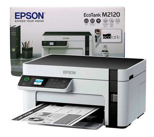 Impressora Multifuncional Epson Ecotank Mono M2120 Wi-fi
